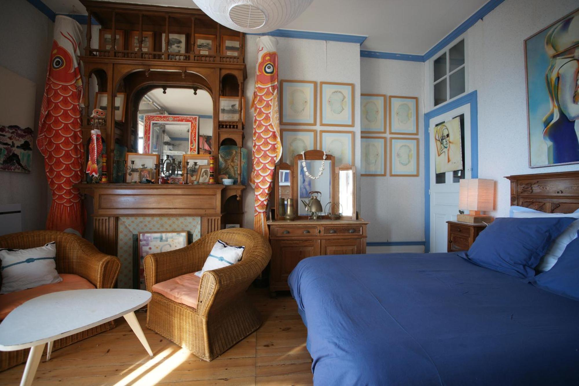 La Villa Louis, La Chambre Rose, Maison D'Hotes Vue Mer, リオン・シュル・メール エクステリア 写真