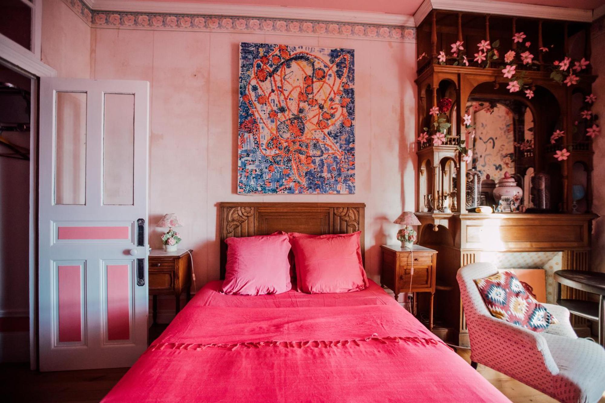 La Villa Louis, La Chambre Rose, Maison D'Hotes Vue Mer, リオン・シュル・メール エクステリア 写真