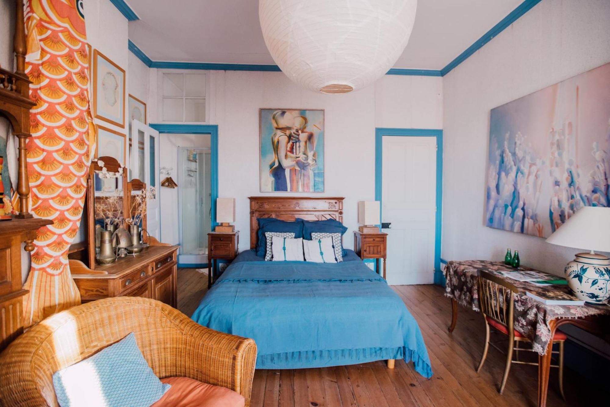 La Villa Louis, La Chambre Rose, Maison D'Hotes Vue Mer, リオン・シュル・メール エクステリア 写真