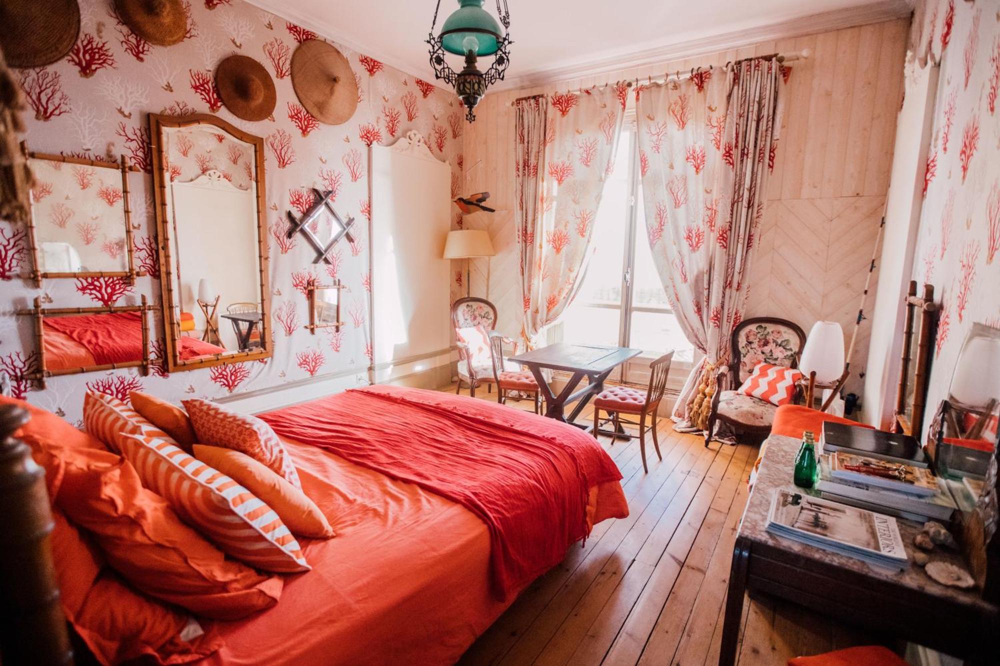 La Villa Louis, La Chambre Rose, Maison D'Hotes Vue Mer, リオン・シュル・メール エクステリア 写真