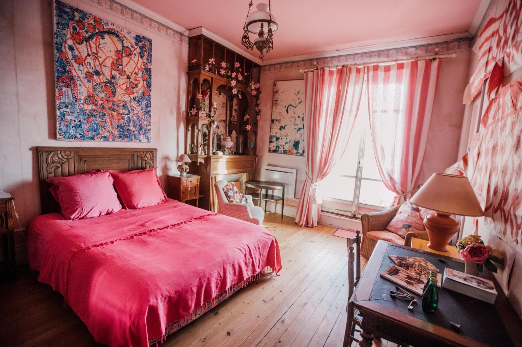 La Villa Louis, La Chambre Rose, Maison D'Hotes Vue Mer, リオン・シュル・メール エクステリア 写真